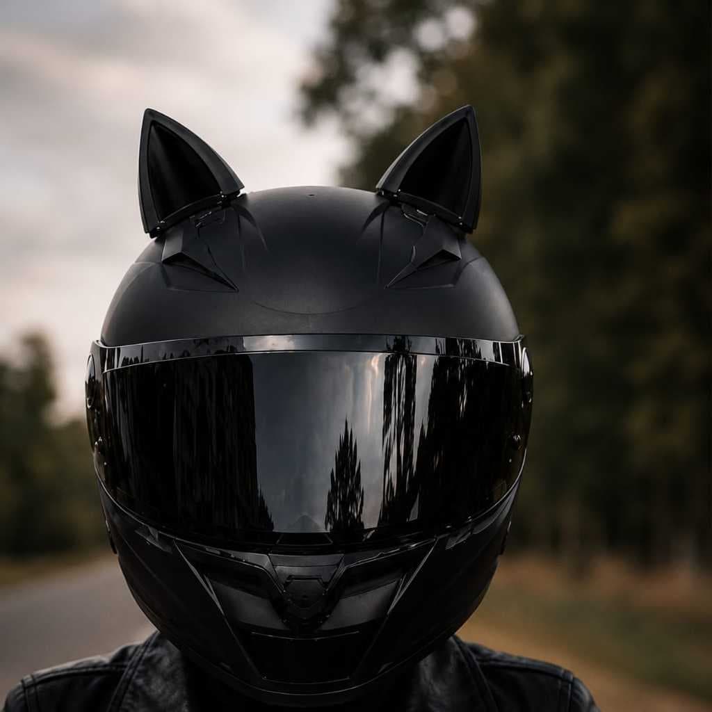 Orelhinhas De Gato Acessório Para Capacete Fixar Dupla Face orelha gato