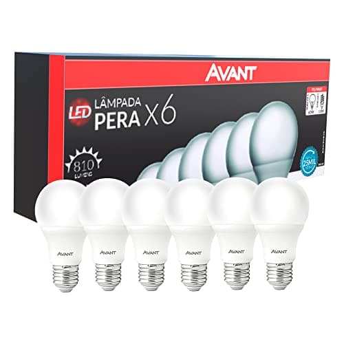 LÂMPADA LED BIVOLT 9W 6500K 18 UNID BRANCO FRIO
