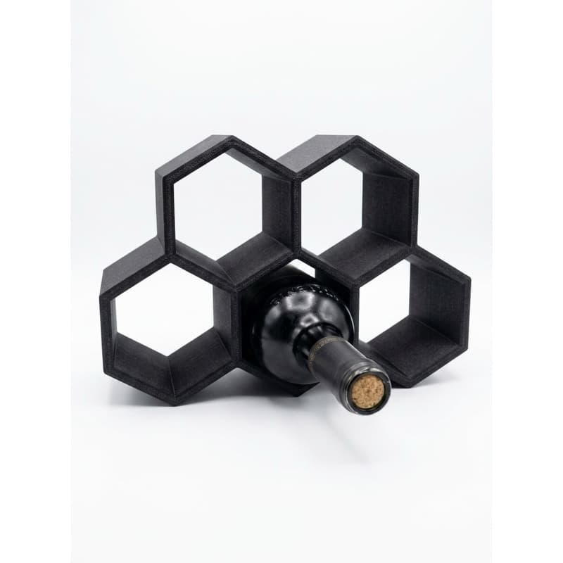 Adega De Mesa Porta Vinhos Formato Colmeia Hexagonal Porta Garrafas de Vinho Mesa