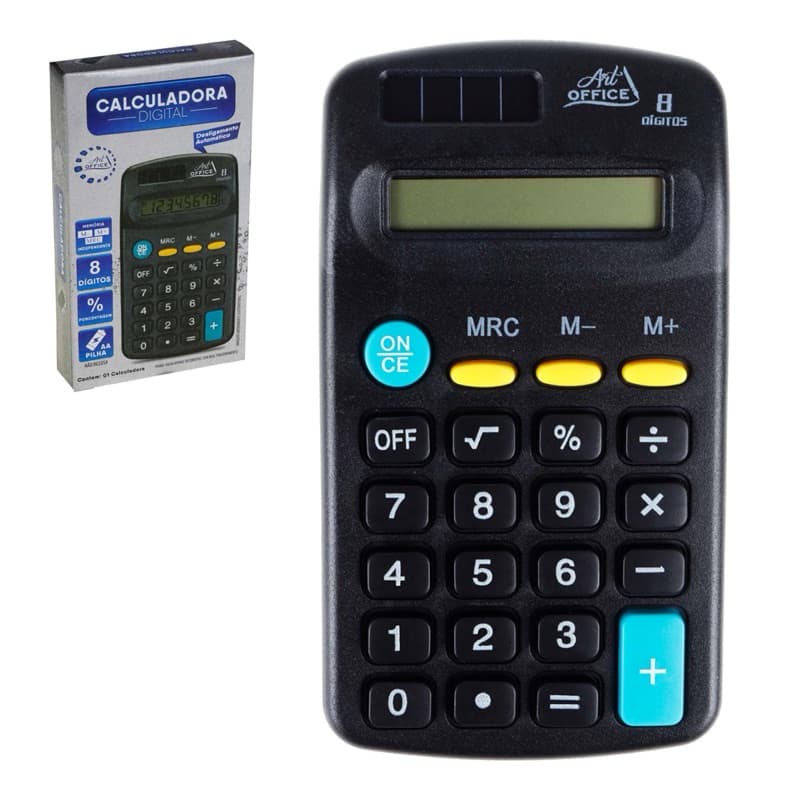 Mini Calculadora Compacta Portátil Digital De Bolso