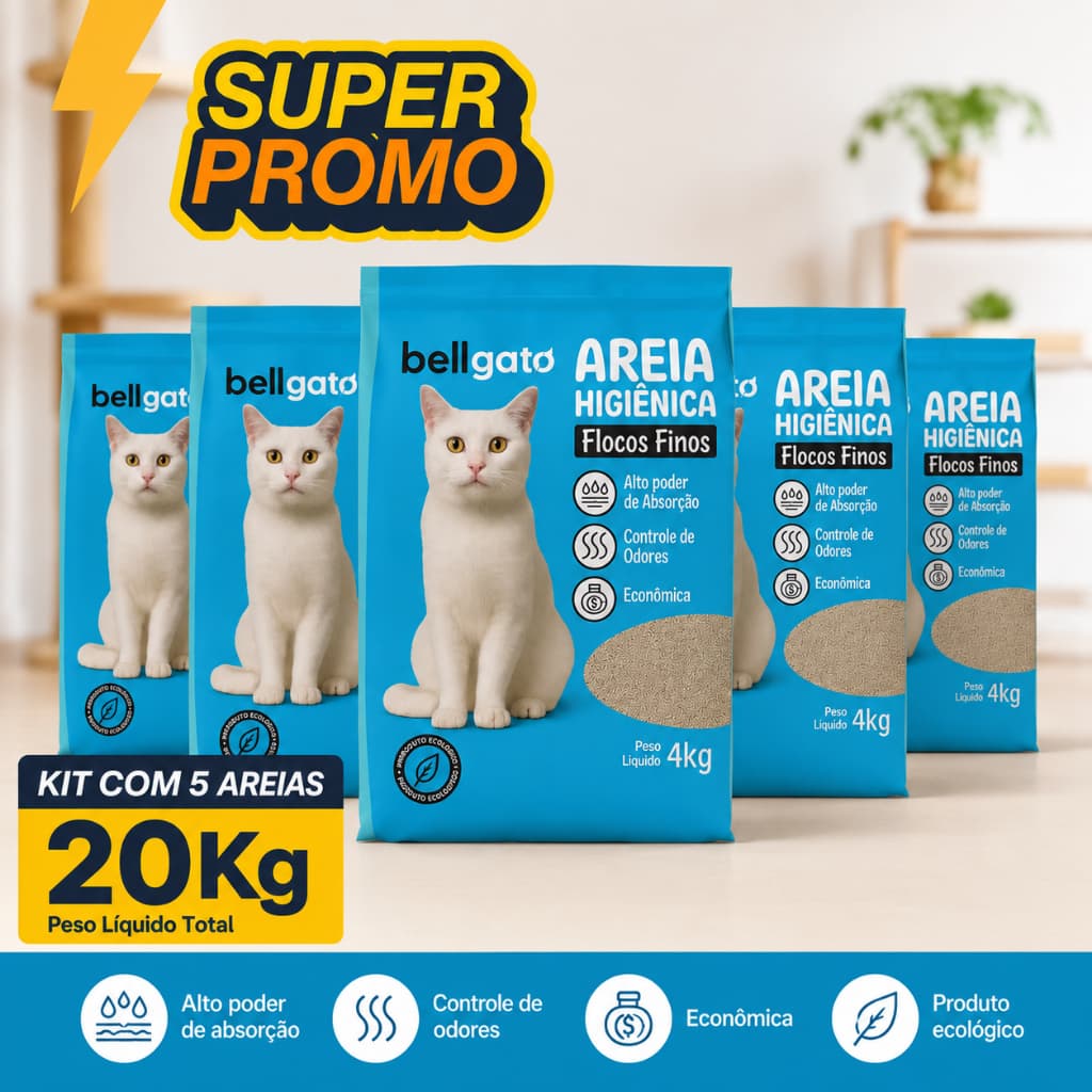 Areia Sanitária Para Gatos Bellgato Extra Fina Areia Para Gato Argila Pipicat Barata