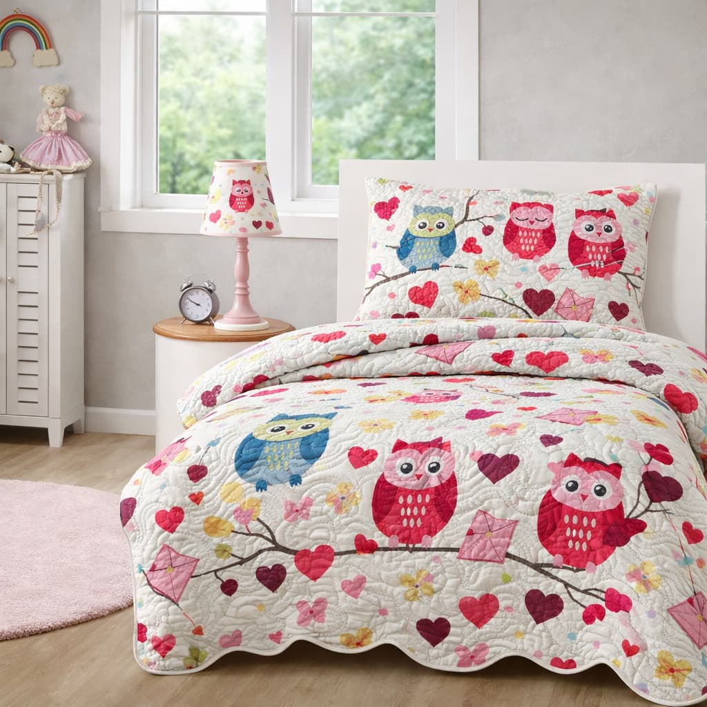 Colcha Infantil Dupla Face Premium com Viés 1,60m x 2,40m