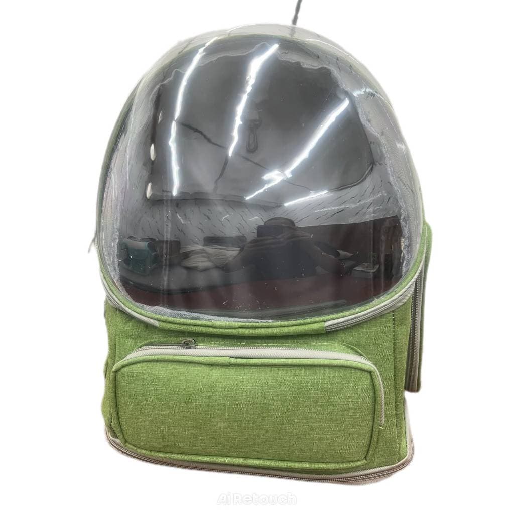 Mochila de Transporte Pet Visão Panorâmica - Dobrável com Bolsos Extras