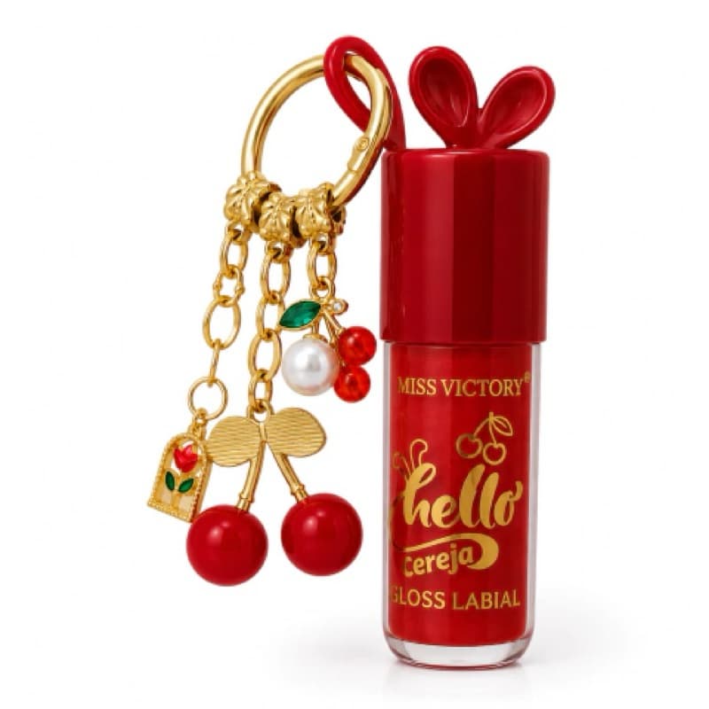 Gloss Labial pink grape cereja chaveiro / lipgloss pink 21