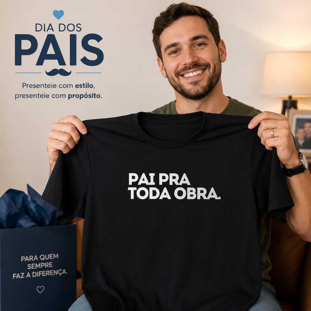 Camiseta Camisa Pai Pra Toda Obra Presente Dia Dos Pais