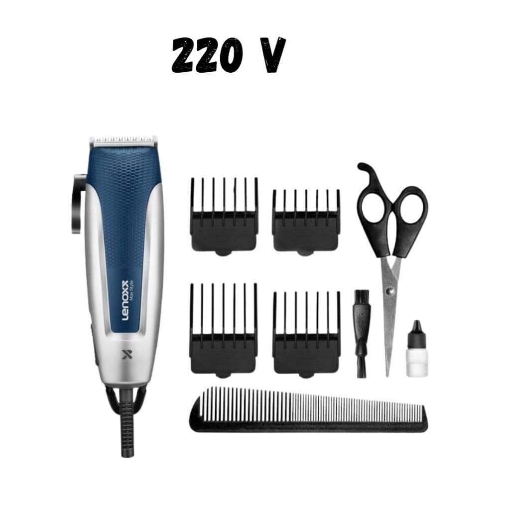 Cortador De Cabelo Lenoxx Max Style Pcm775 9w Preto/azul