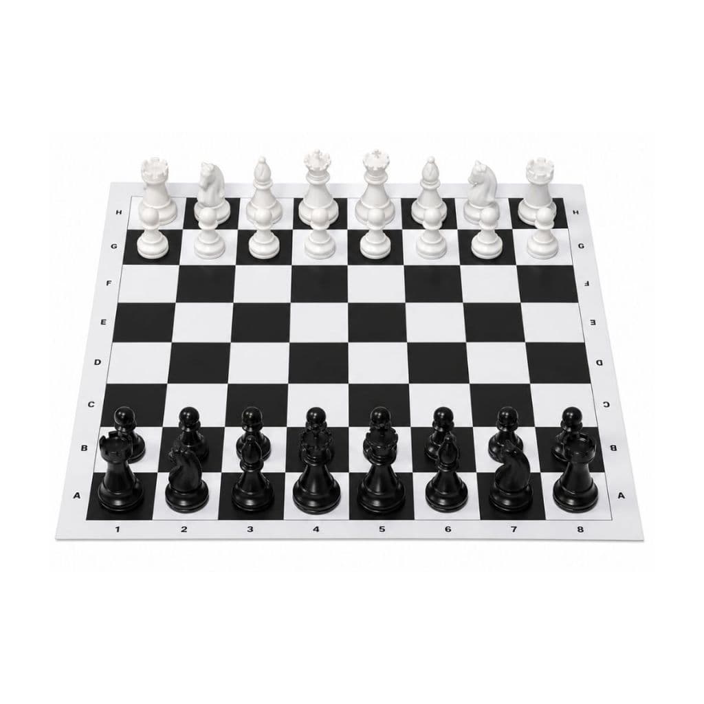 Kit Jogo De Xadrez Gigante Peças 10 Cm + Tabuleiro
