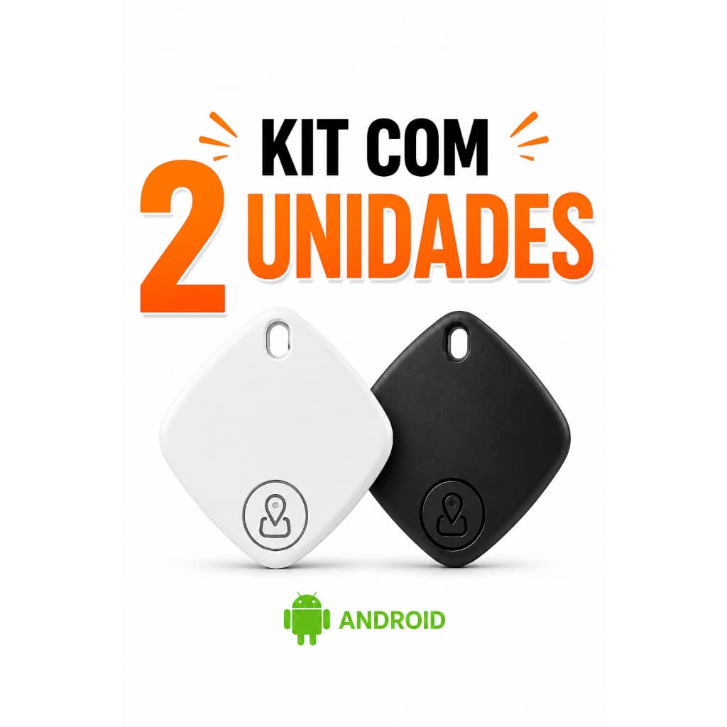 Kit Com 2 Tag Localizador Rastreador Bluetooth GPS Android Inteligente