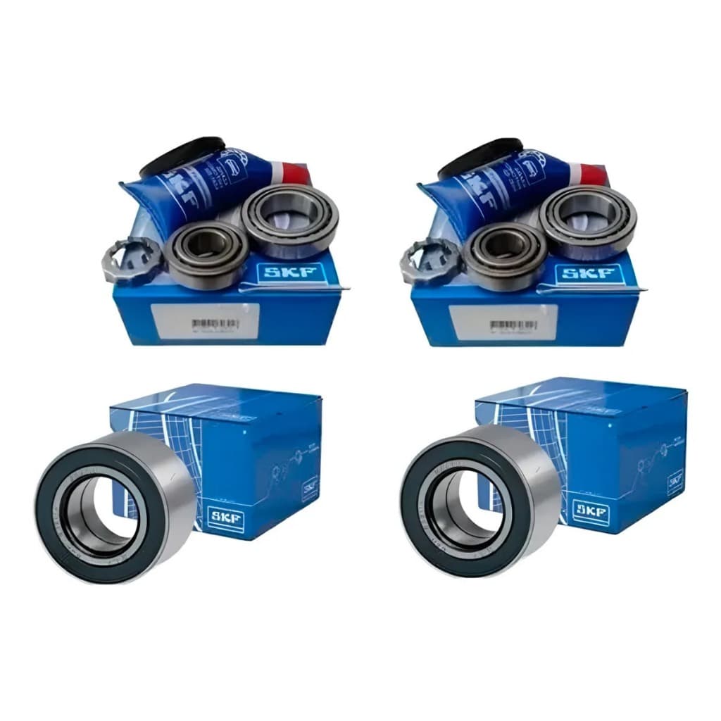 Kit 4 Rolamentos Gol, Parati, Saveiro, Voyage, Santana, Quantum,  Roda Dianteiro 2x BAHB 311315  / Traseiro 2x VKBA 4529