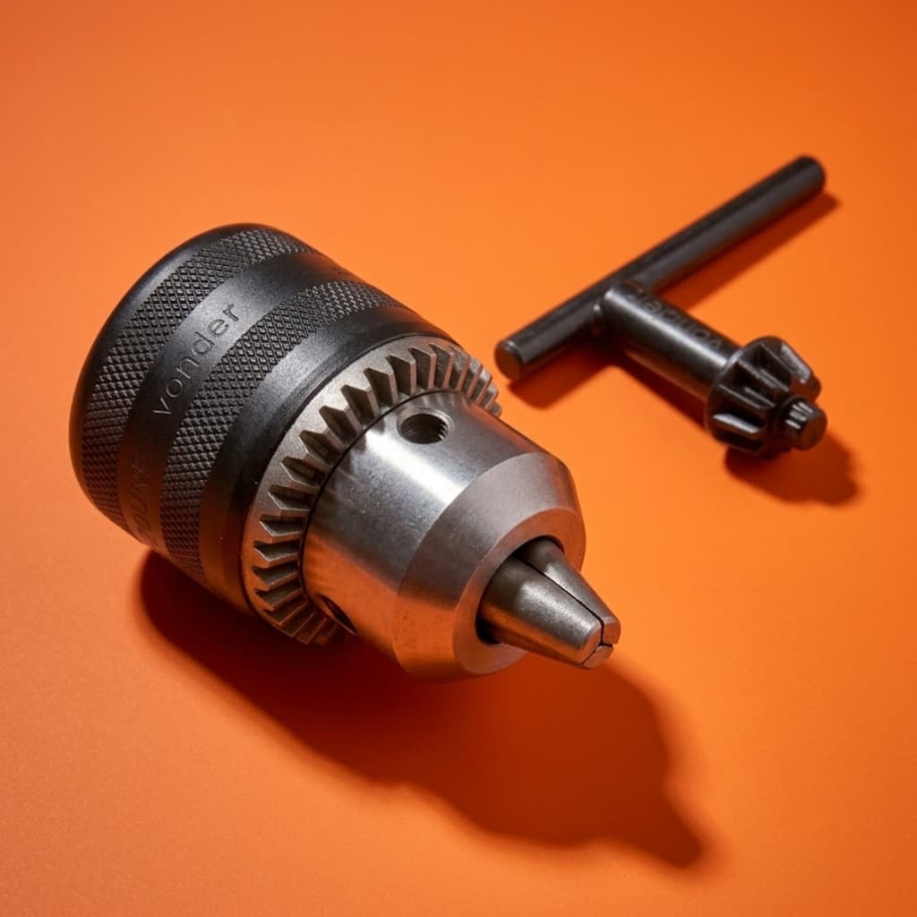 Kit Mandril 1/2" 13mm 20unf com Chave Aperto P/ Furadeira Parafusadeira Chave de Impacto