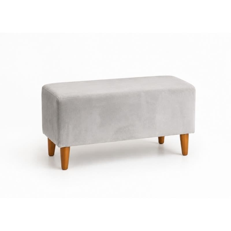 Banco Estofado Decorativo Veludo 86cm Puff Para Quarto Sala Closet Penteadeira Hall Recepção Banco Luxo Premium