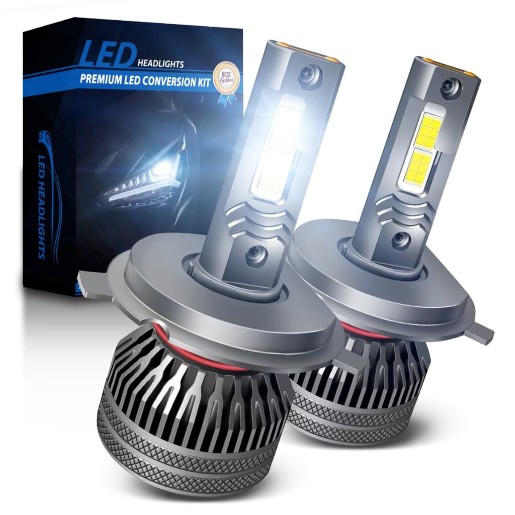 Lâmpada LED Ultrabrilhante M7 H4/H7 200W 20000lm Farol Automotivo Alta Potência