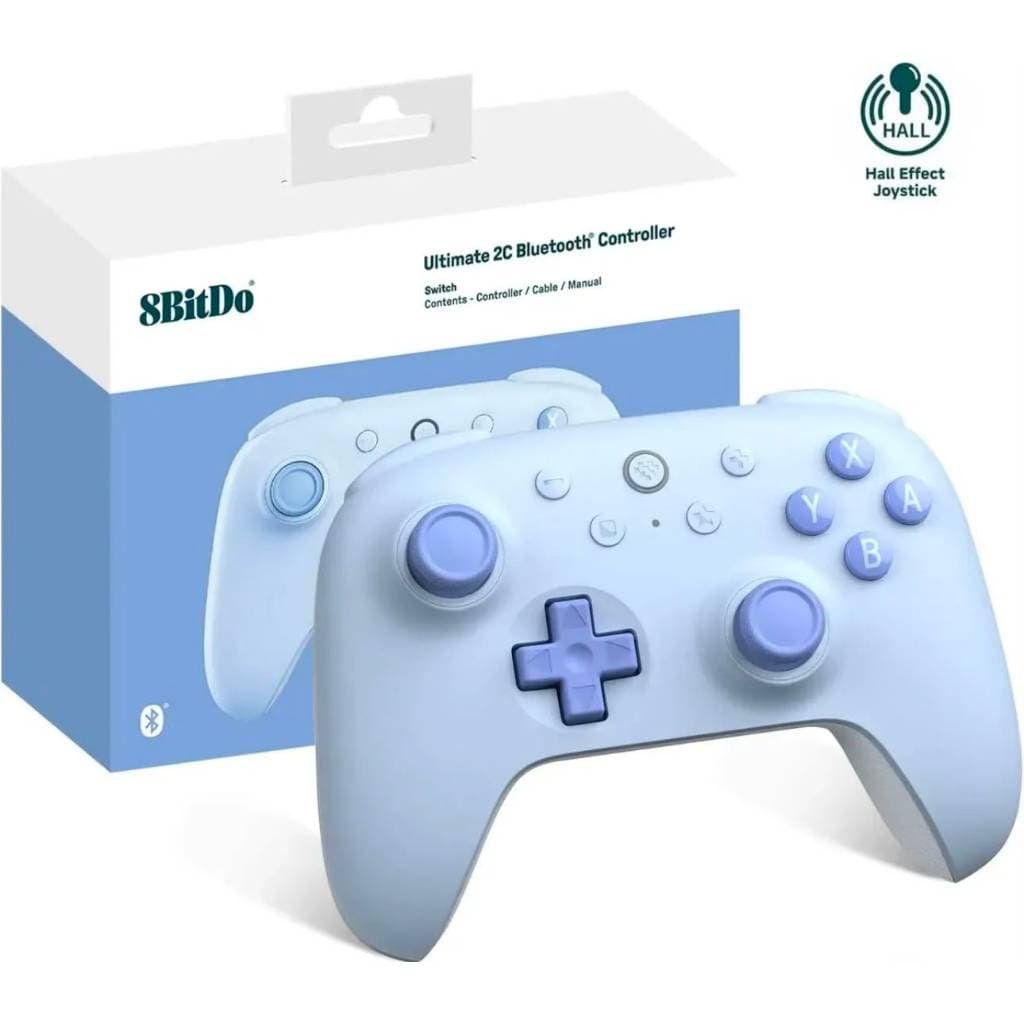 Controle 8BitDo 64 2.4G USB/ Ultimate 2C / C / Wukong - Bluetooth / Com Fio - Vários Modelos