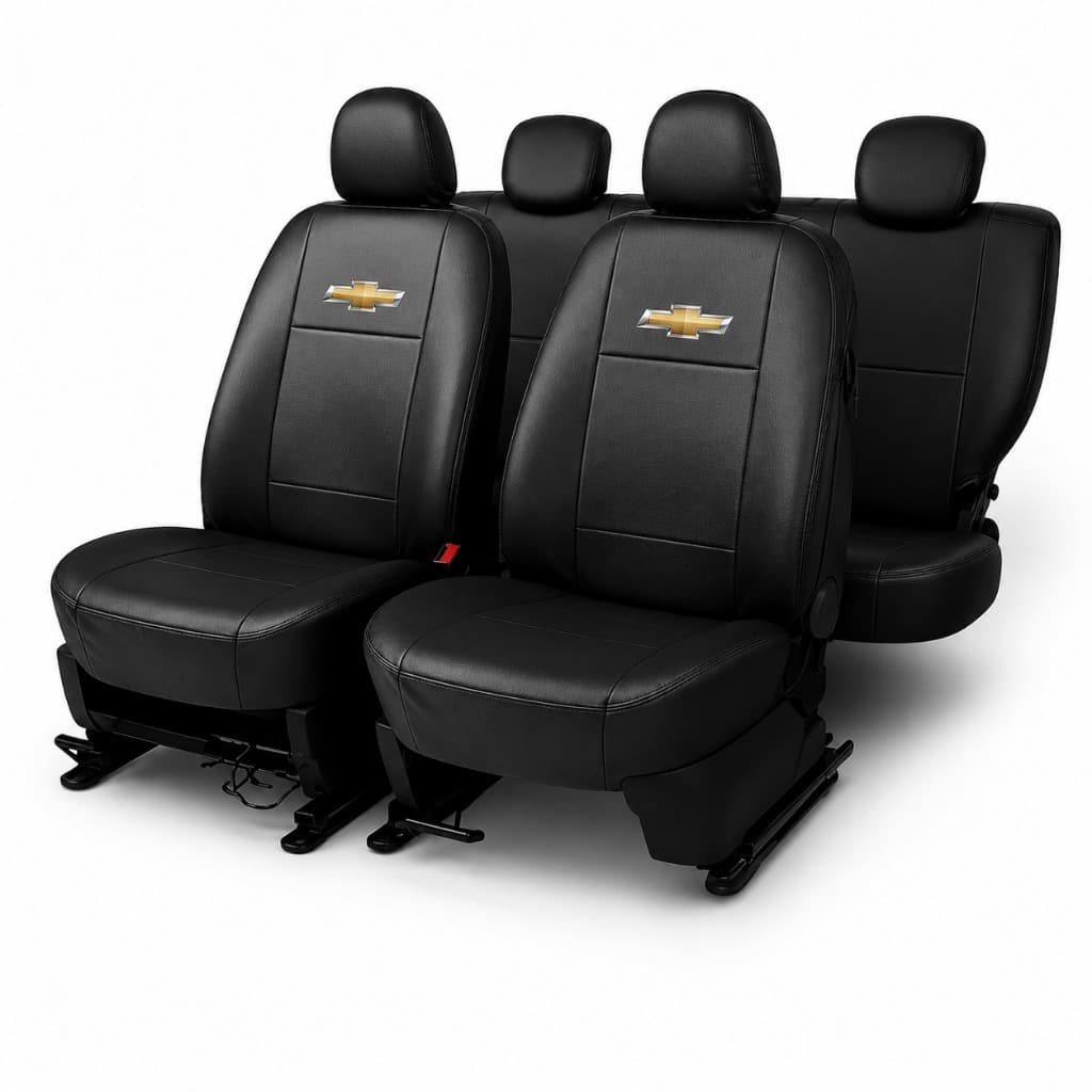 Capa De Bancos Automotivos Carro 100% Couro Modelos Chevrolet GM + BRINDE Entrega Imediata