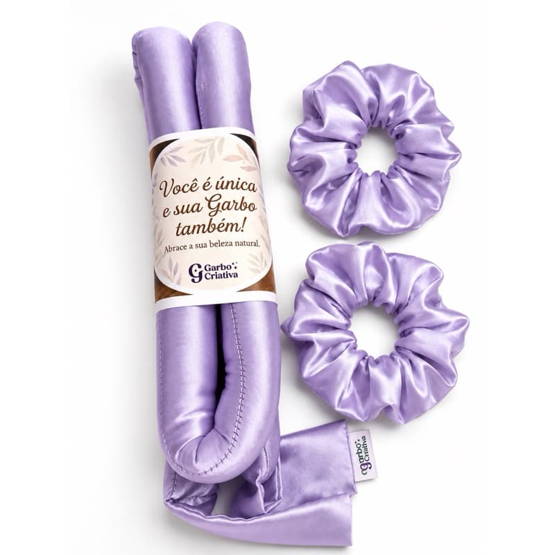 Kit Modelador De Cachos sem calor Ceti  Scrunchies Anti Frizz Garbo Original Confortável Premium rolo de cabelo babyliss