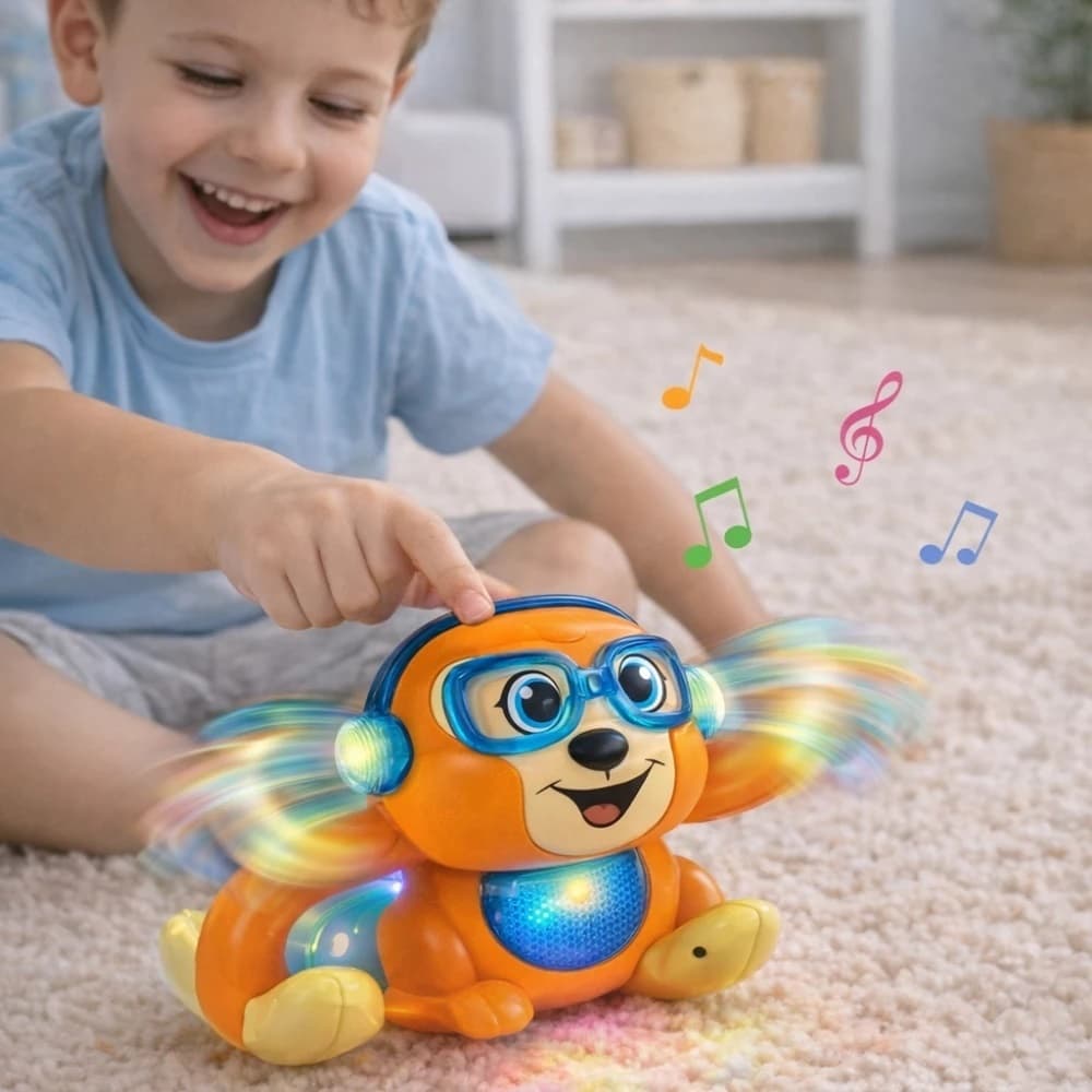 Brinquedo Interativo Infantil Animal Movimento Toque Som Sensor Desenvolvimento Educativo