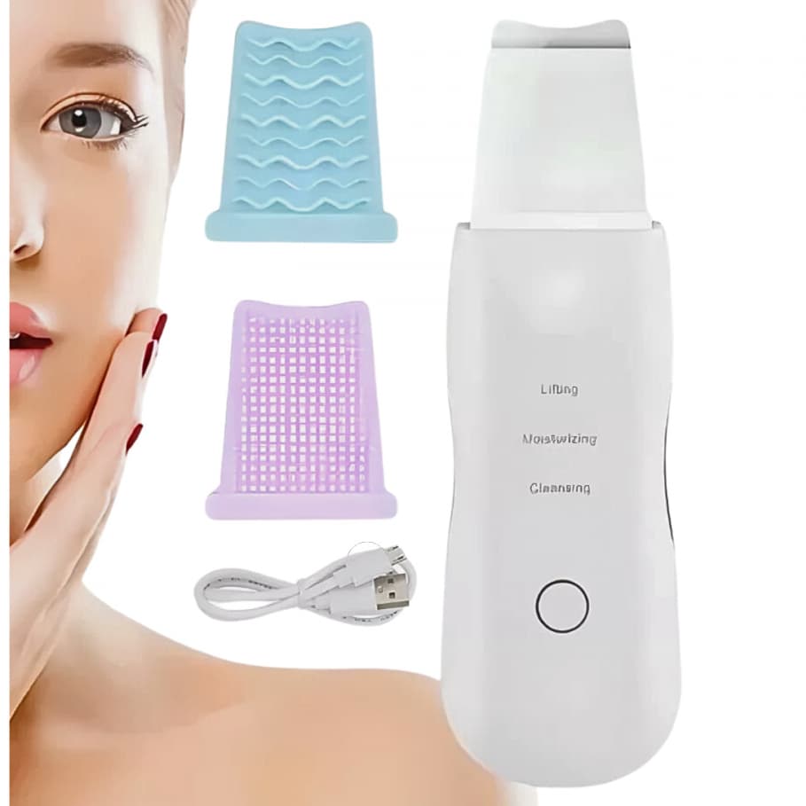 Caneta Peeling Ultrassônico E Ionização Portátil Anti Cravos E Acne
