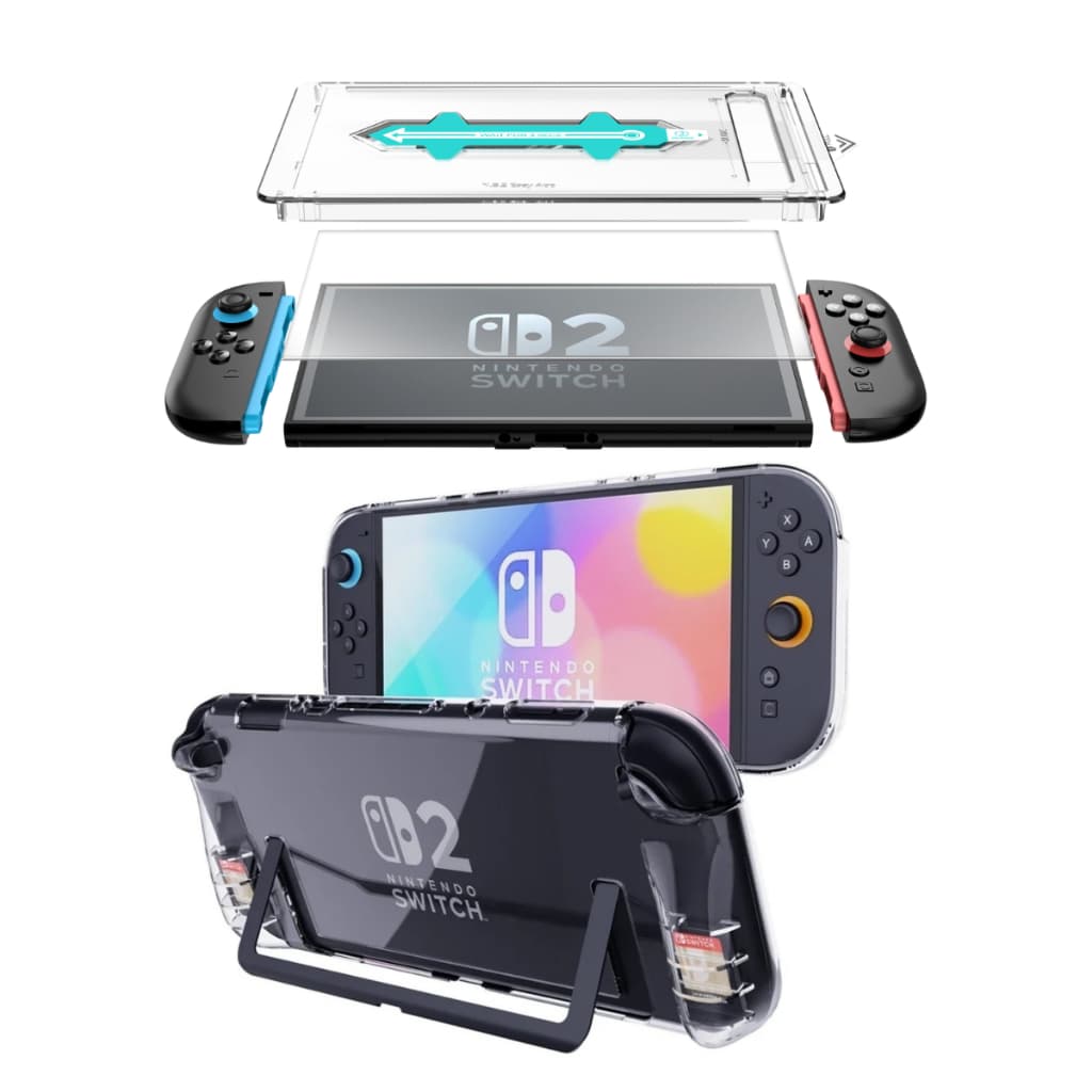 Kit Capa De Proteção Tpu + Película Tela Nintendo Switch 2 Versão 2025