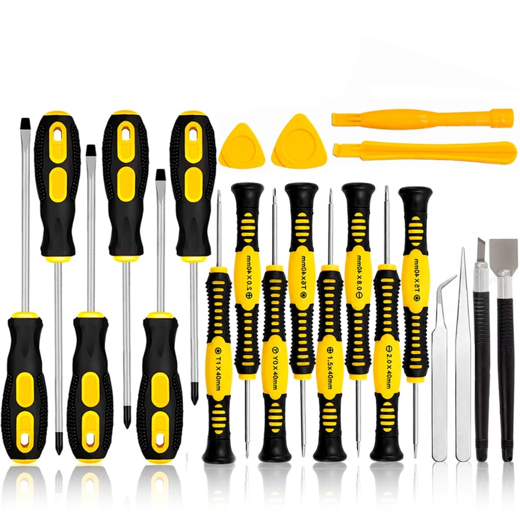 Kit Jogo de Chaves Fenda Philips Torx Espátulas e Pinças 22pçs