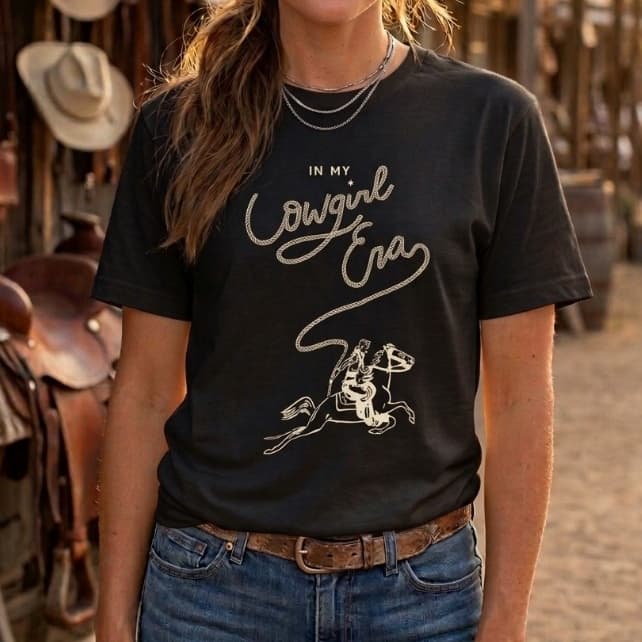 Camisa Feminina T-shirt Cavalgada 100% Algodão