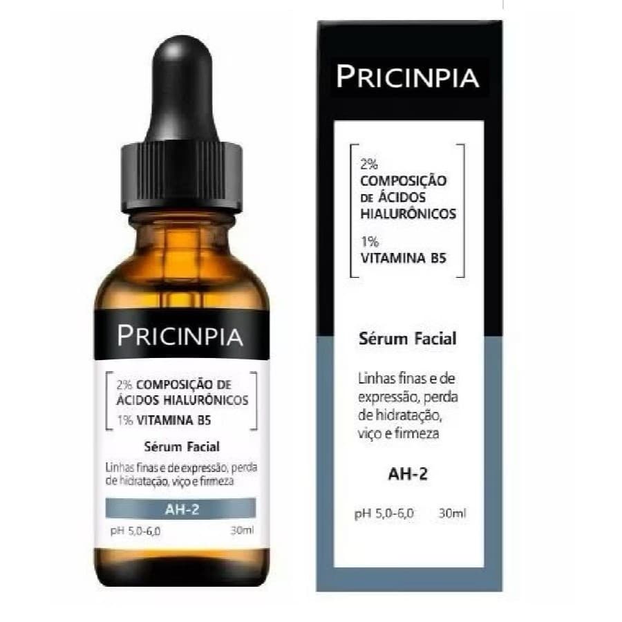 AH-2 Sérum com 2% de complexo com 4 tipos de Ácidos Hialurônicos e 1% de vit. B5 89