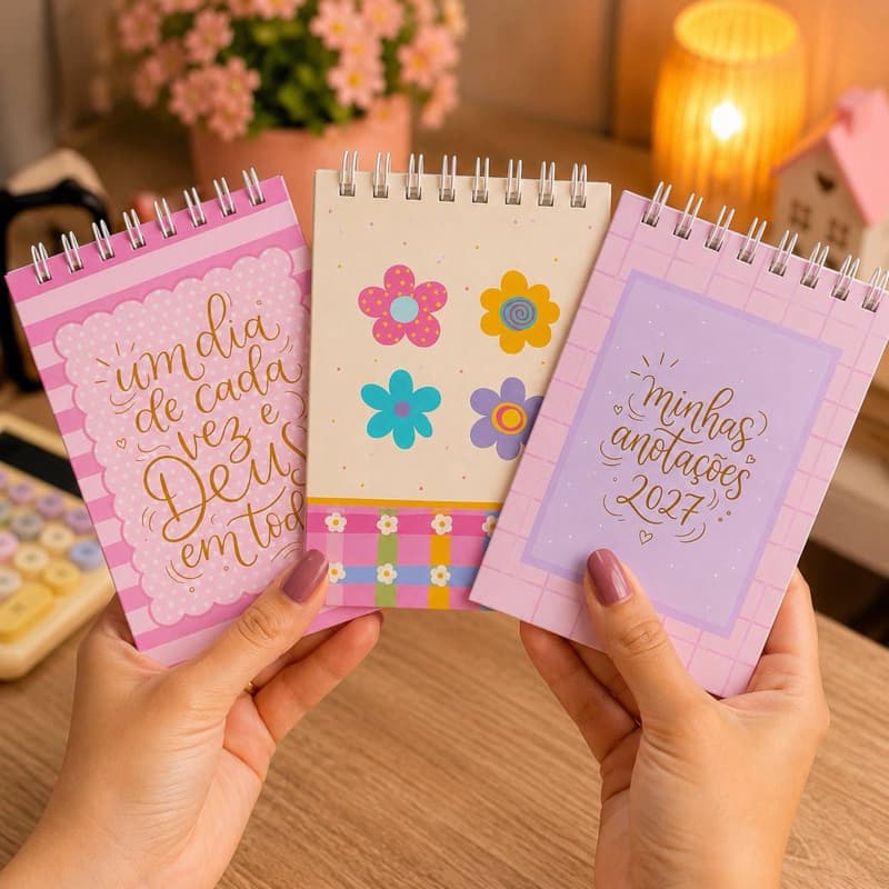 planner, to do list, lista de tarefas, bloco A6, caderno pequeno, escritório, estudos, organização, presente criativo.