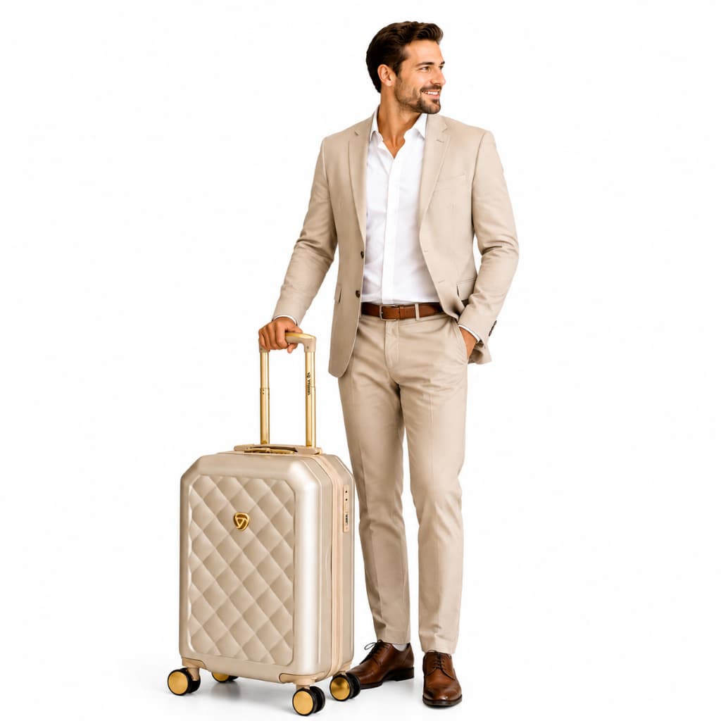 Mala de Viagem Grande Padrão ANAC 10kg Em ABS C/ Rodinhas