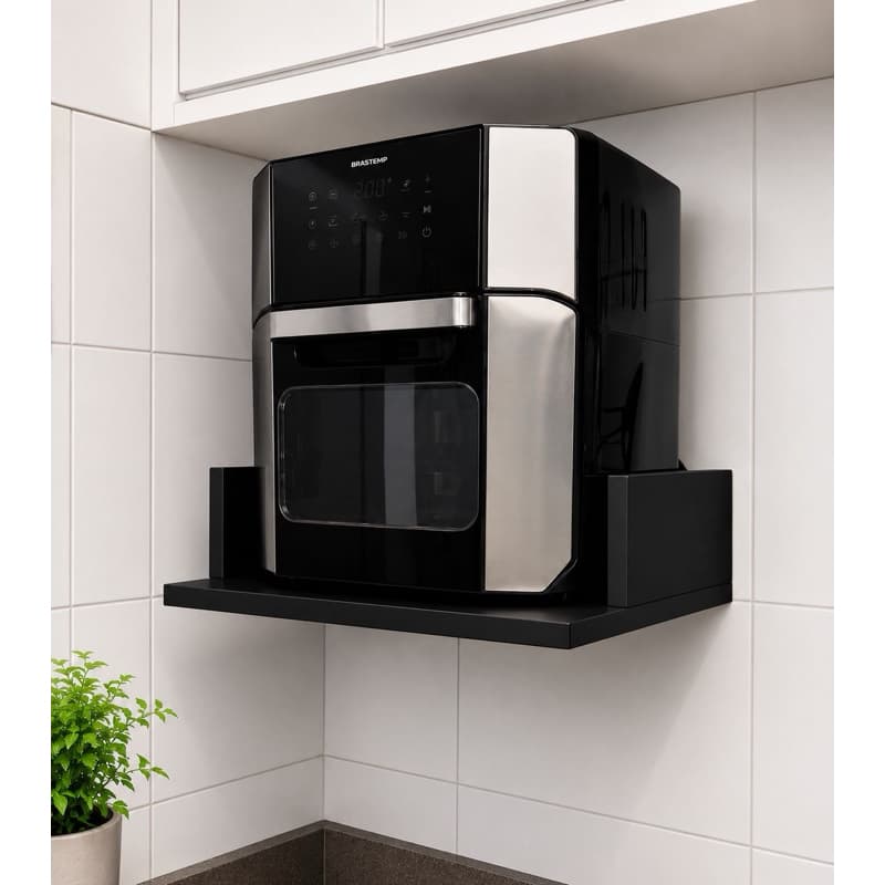 Suporte /Prateleira para Air Fryer branca medidas especiais