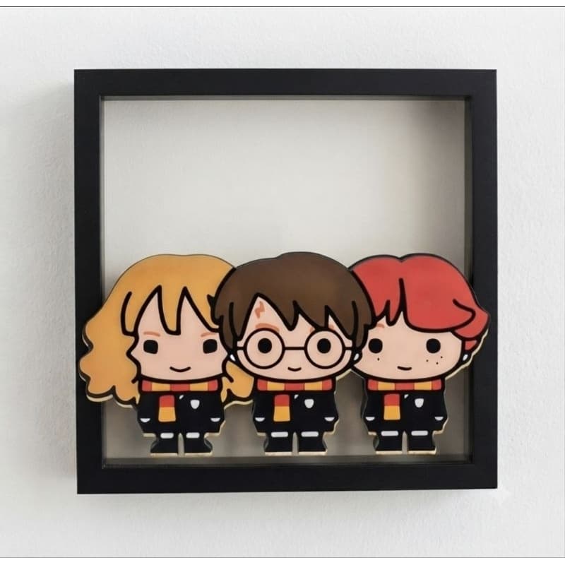 Quadro Decorativo Escola de Magia Moldura Preta Geek