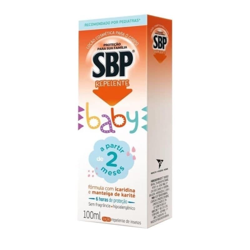 Repelente para Bebê SBP Baby Loção Corporal com Icaridina 100ml