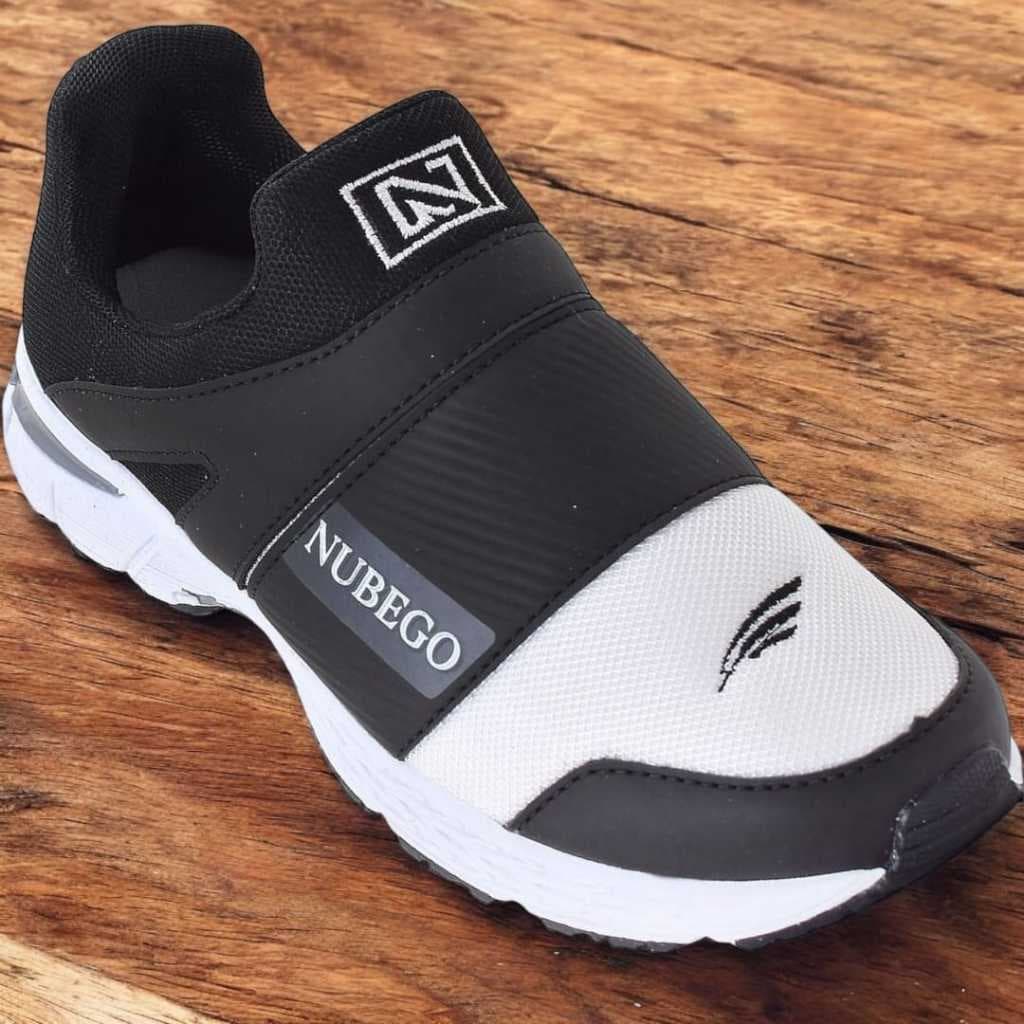 Tênis Academia Caminhada Lançamento slip on com calce fácil, conforto superior e amortecimento p/ longos treinos