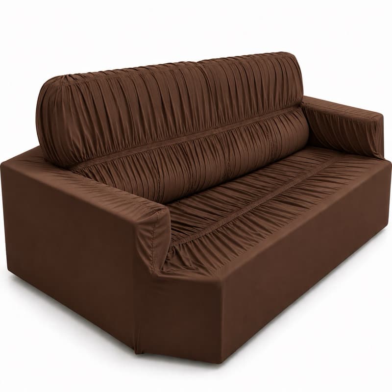 Capa de Sofá Grande 4 Lugares King Retrátil Elásticada Malha Gel Cores
