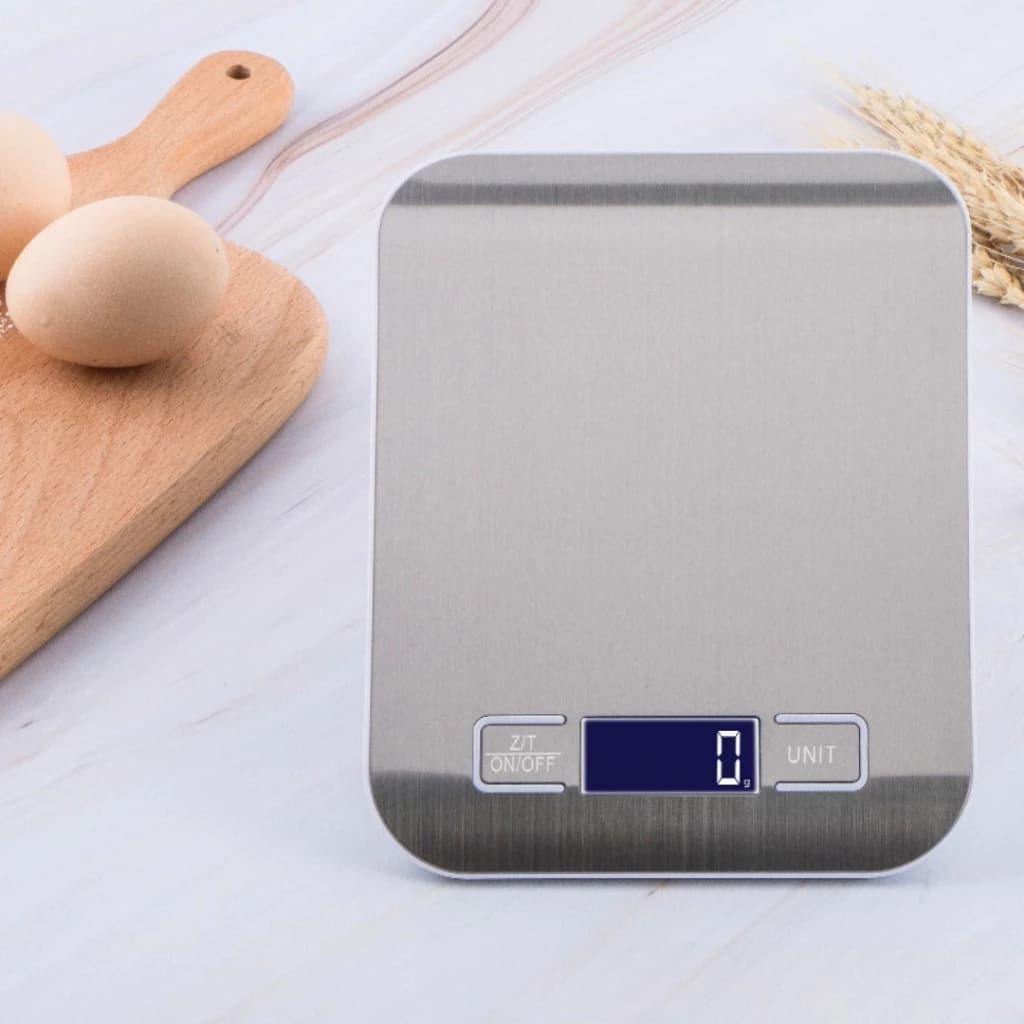 Balança Digital de Cozinha Inox alta precisão com Visor digital de ate 10Kg