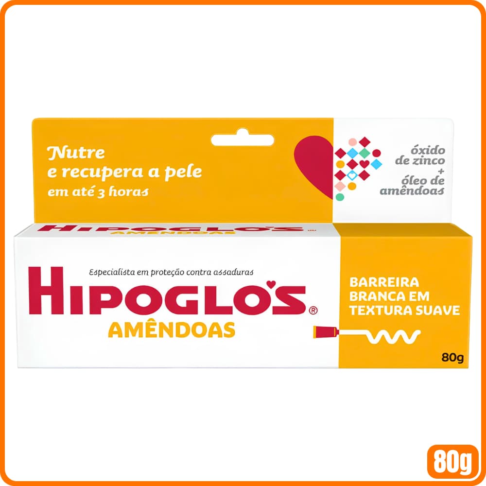 Creme Pomada para Assadura Hipoglós Amêndoas com 80g