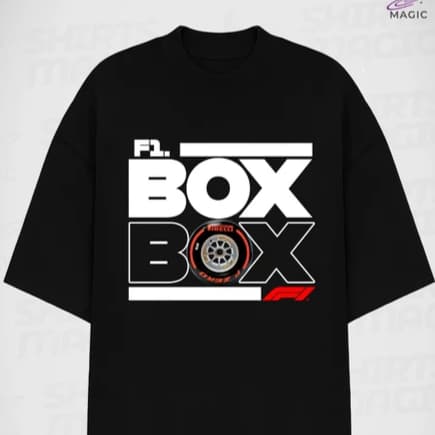Camiseta F1 Box-Box Frase Fórmula 1 Fãs Coleção Camiseta   Estilo e Paixão Automobilística 100% Algodão unissex