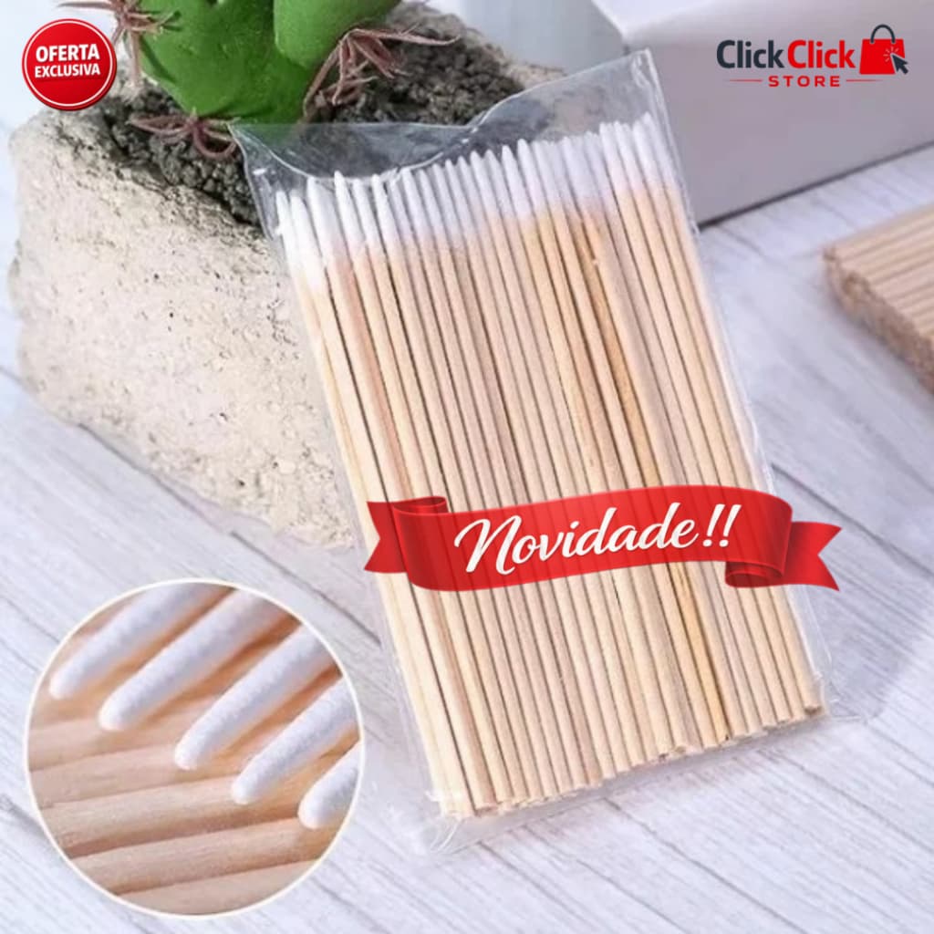 Palitos Finos com Algodão de Precisão para Nail Art e Limpeza Escolha Variação -  SQ7960