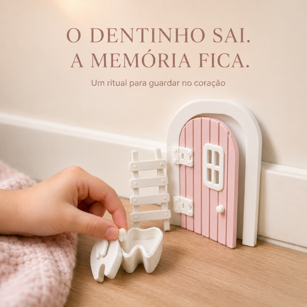 Portinha fada do dente - Mini porta fada - portinha ratinho
