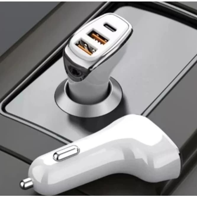 Carregador Veicular Kaidi KD-304 38W PD QC3.0 Turbo USB e Tipo C