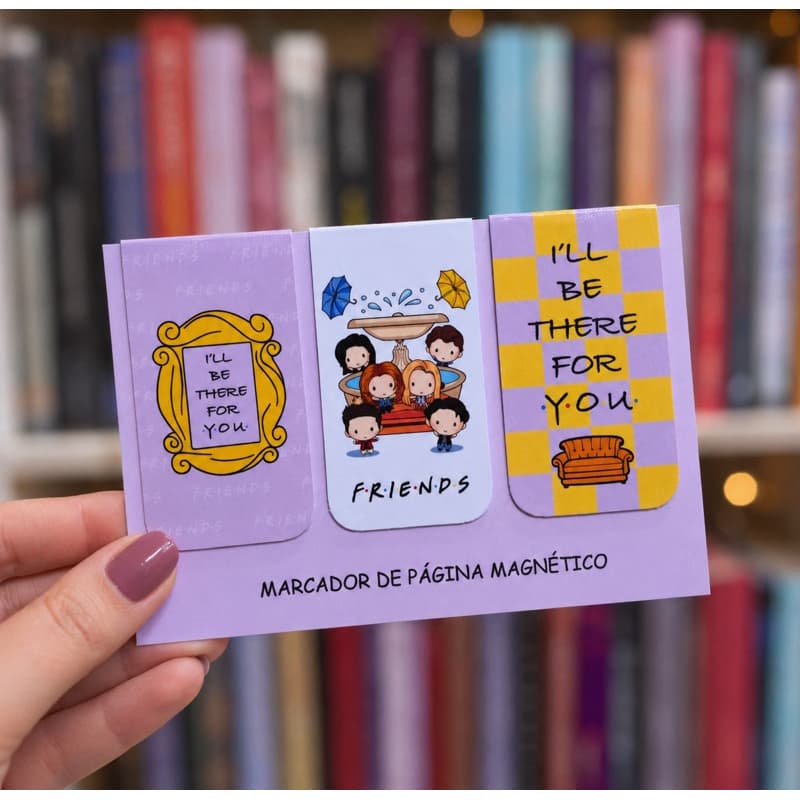 Kit com 3 Marcadores de Página Magnéticos Fofo | Envio Imediato | Para Livros, Bíblia, Agenda e Planner