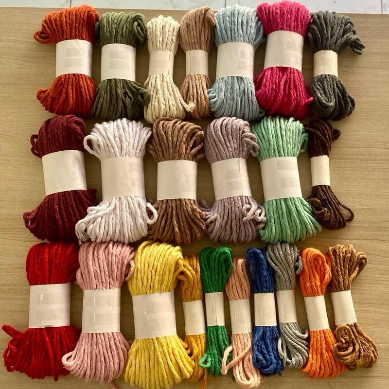5M, 10M ou 20 METROS BARBANTE 24 FIOS MACRAME Parte2