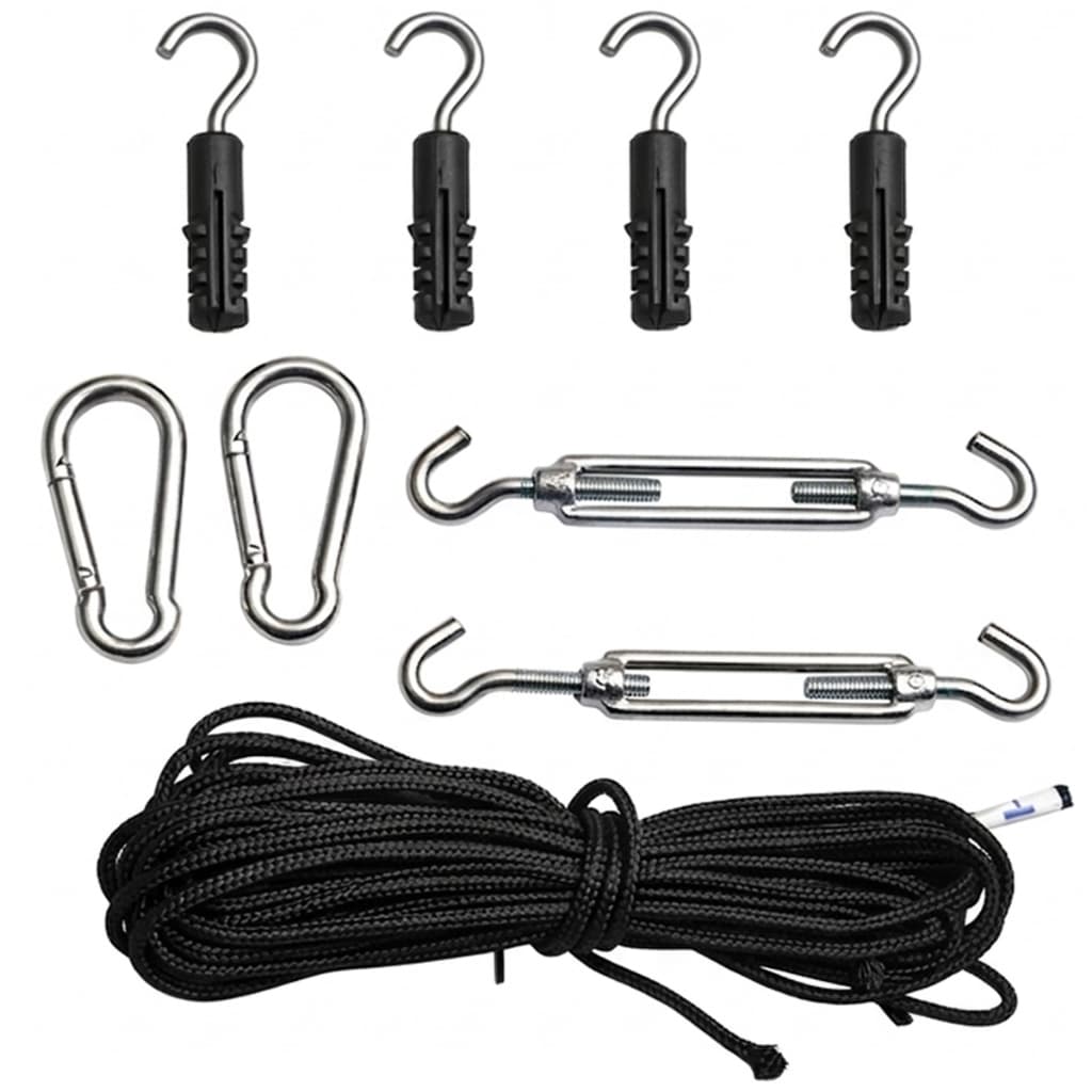 Kit De Instalação Sombrite Tela Shade Lona Prático Completo Resistente