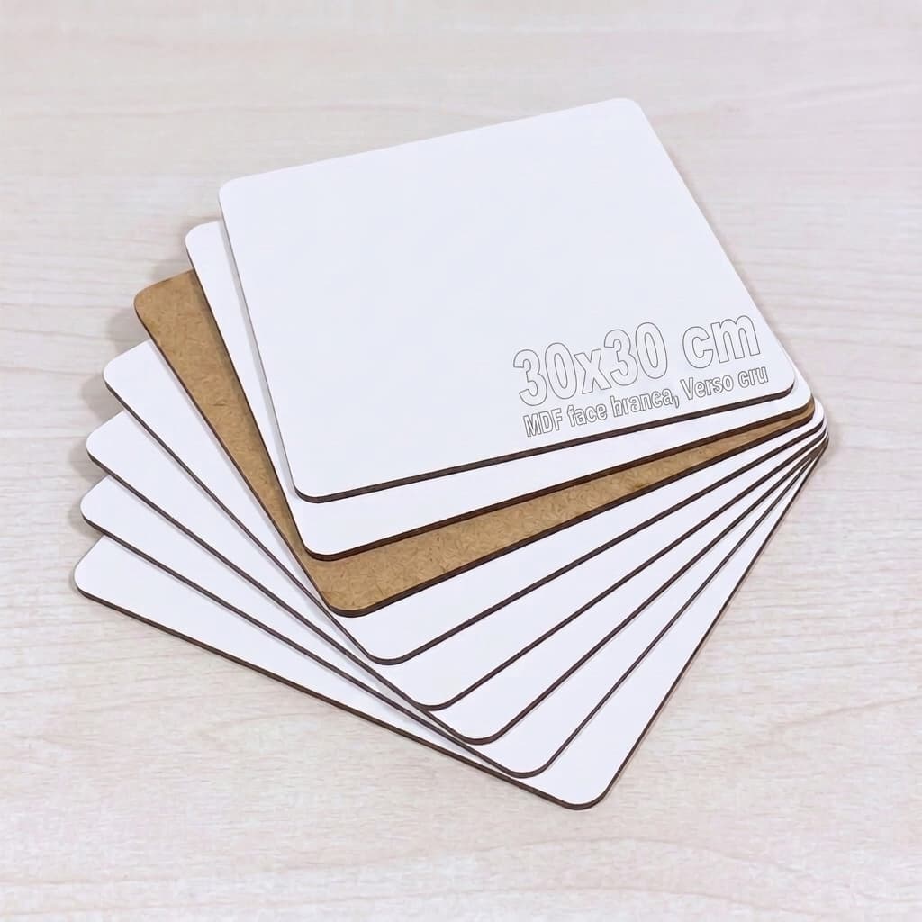 10 Tabuleiro Porta Bolo Cake Board Quadrado 30x30 Cm base artesanato prato bolo sousplat quadro U2b