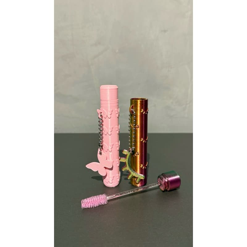 Chaveiro Porta Escova Lash/Cílios/Sobrancelha - ideal para mimos e lembrancinhas 💖 INCLUI ESCOVINHA
