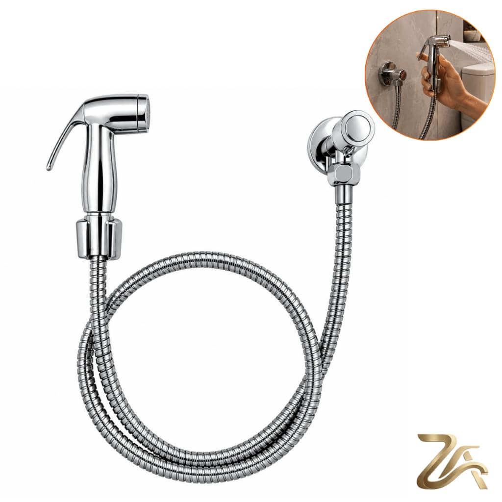 Ducha Higienica De Metal 1,20 Metros, Duchinha De Mao, Bide Banheiro Inox