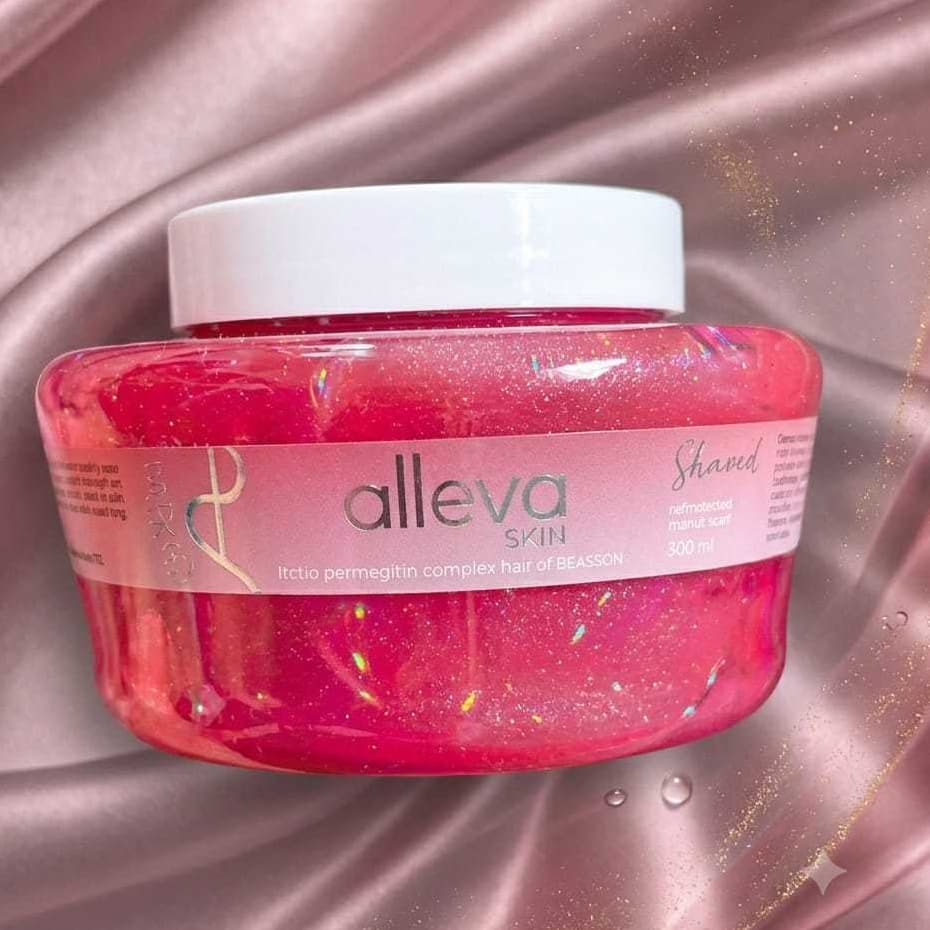 Geleia Corporal Iluminadora Alleva Skin Shimmer – Glitter + Hidratação 250g