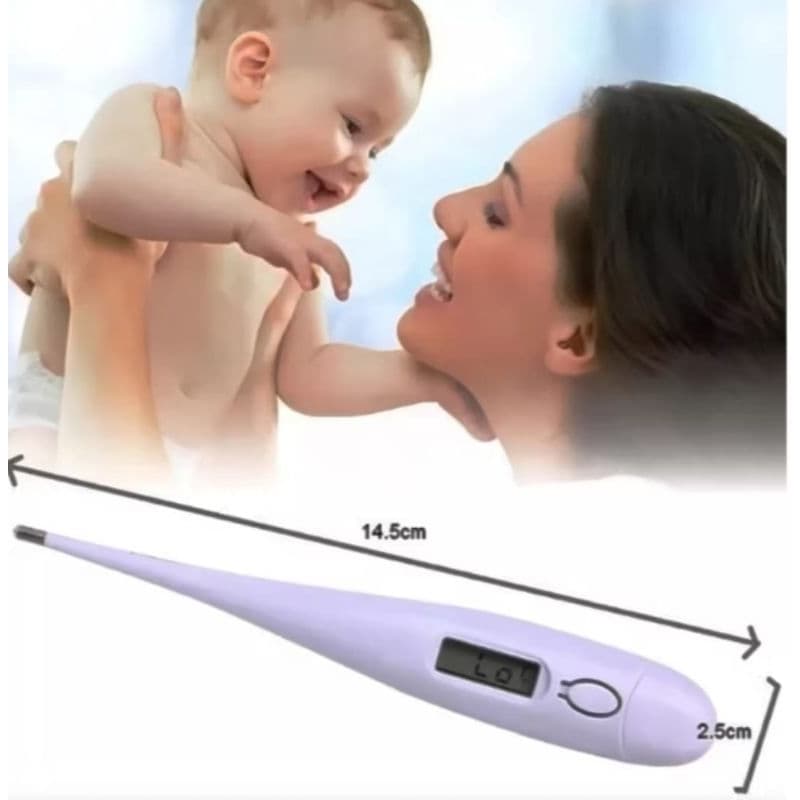 Kit 2 Termômetros Digitais Medição Corporal Rápida Adulto Infantil Bebê