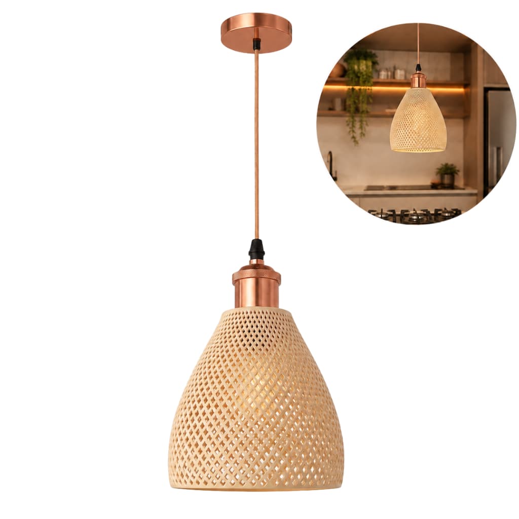 Luminária Pendente Decorativa Para Teto Moderna Sofisticada Sala Cozinha Quarto Área Gourmet