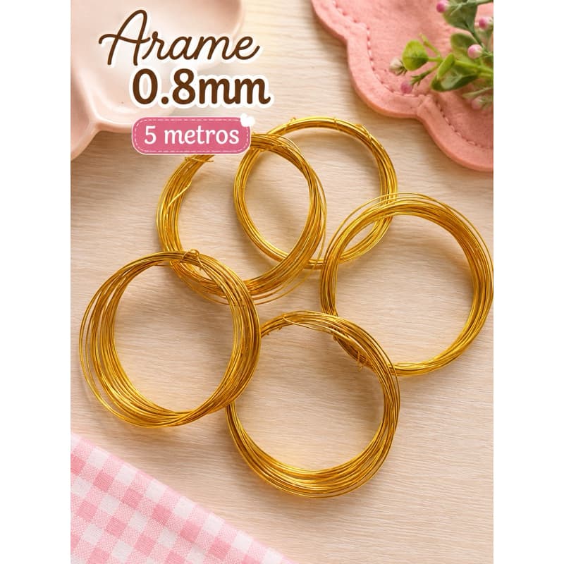 Arame Artesanato 0.8mm - 5 metros