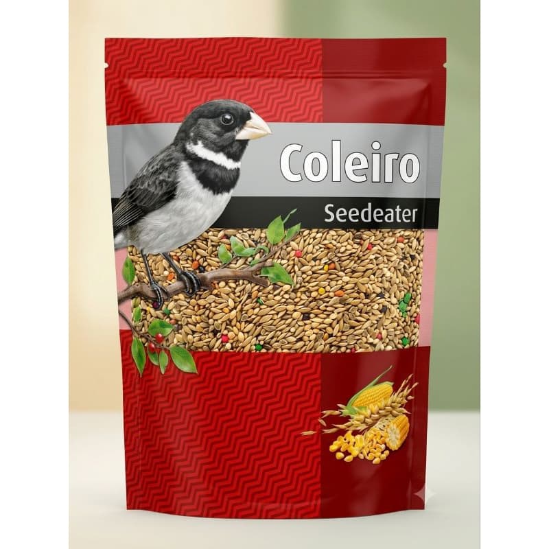 mistura de sementes para coleiro 500 Gr ração alimento flamingos.
