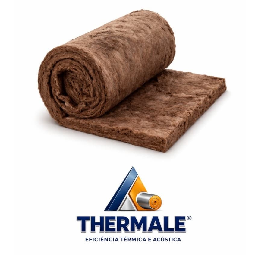 1 manta lã de rocha 48 kg 25mm – 1200x600 – Eficiência térmica e acústica.